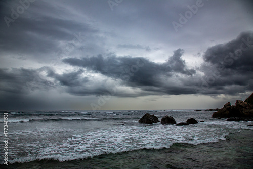 奄美大島の初冬の海の色。