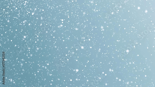 A serene and ethereal light blue background is speckled with shimmering white specks, evoking a sense of calm and wonder, perfect for adding a touch of magic.