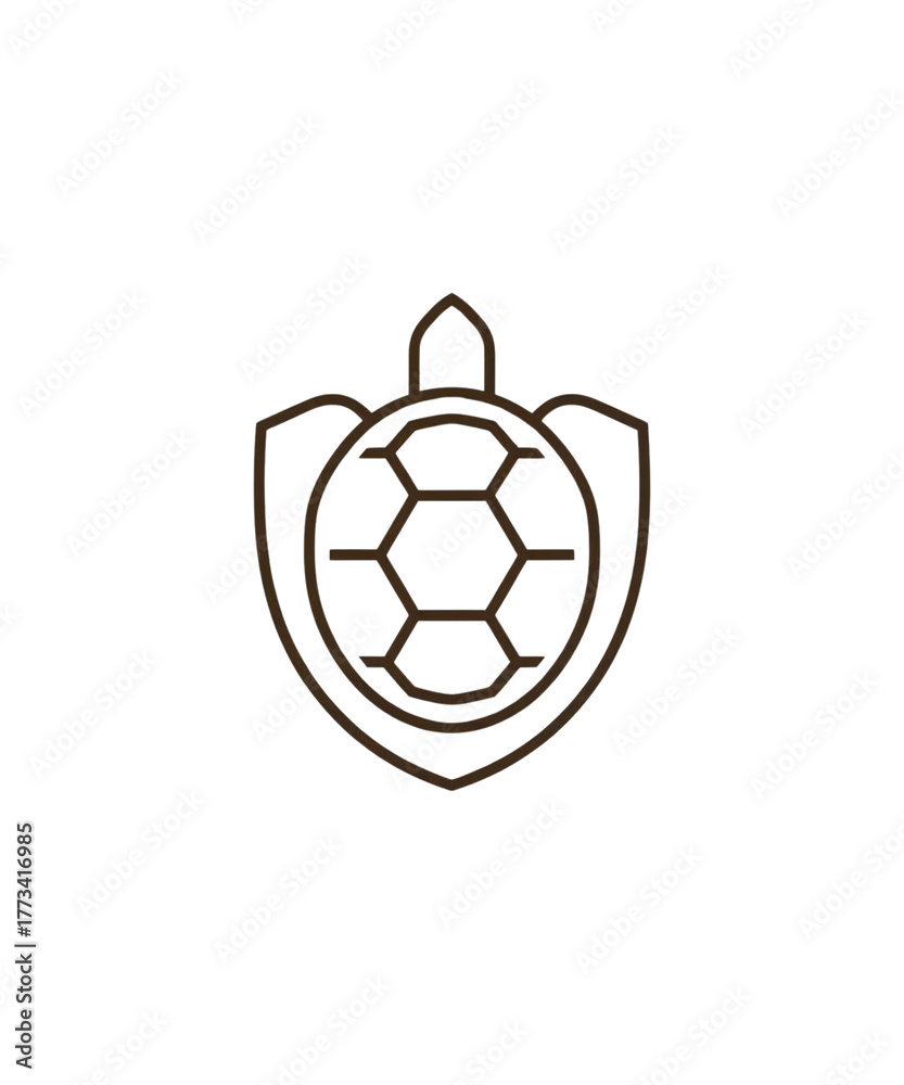 Obraz premium vector logo, vector,graphics,vector illustrationMinimalist, Monoline, Geometric, Sophisticated, Abstract