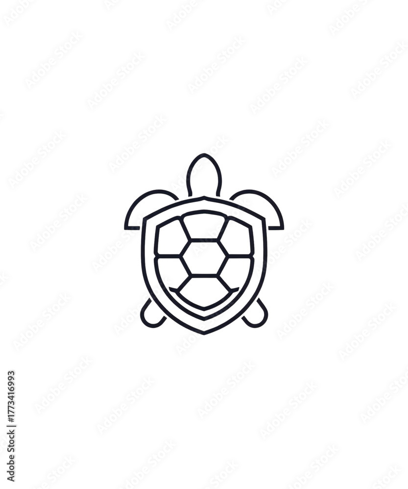 Obraz premium vector logo, vector,graphics,vector illustrationMinimalist, Monoline, Geometric, Sophisticated, Abstract