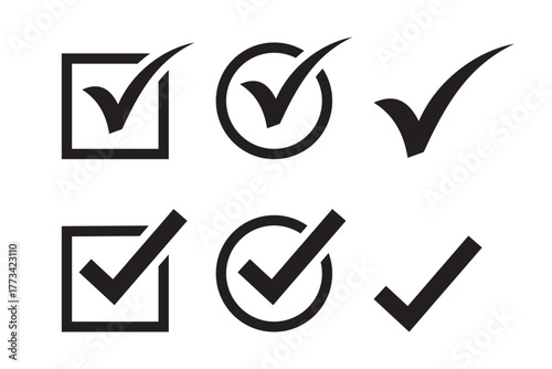 Check box icon with correct, accept checkmark icons tick box checked. Approve symbol. Check mark icon vector design. Blue check mark icon. Blue tick symbol. Vector check icon