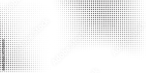 Rectangle mesh gradient texture. Vanishing polka dot modern abstract art
