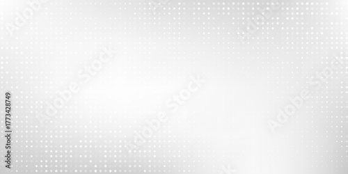 Dotted abstract silver foil background with metal mirror texture. Chrome gradient surface with light simple