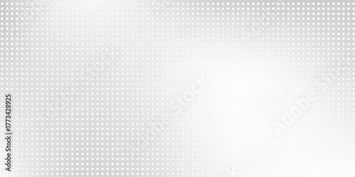 Dotted silver foil background with metal mirror texture. Chrome gradient surface with light abstract modern art