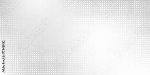 Dotted silver foil background with metal mirror texture. Chrome gradient surface with light abstract modern