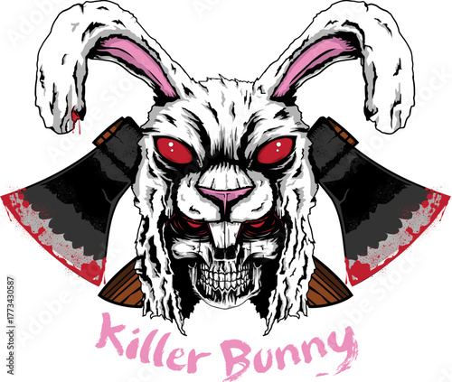 Φωτογραφία The Killer Bunny is here — fierce, bloodthirsty, and armed with axes