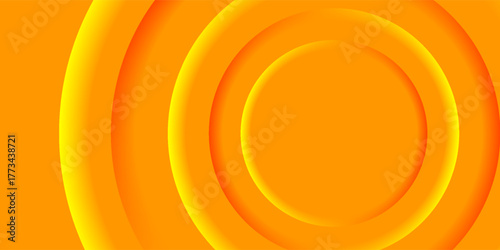 orange abstract background with layered concentric circles and soft shadow gradients. Perfect for energetic, creative, or summer-themed designs.