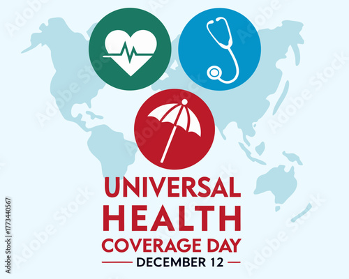 Universal Health Coverage Day A Global Initiative for Accessible Healthcare on December Twelfth graphic