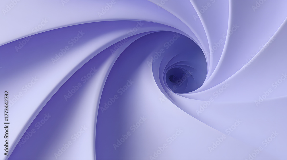 Obraz premium shifting. Spiral pattern with shifting colors and soft evolving forms, endless cycle. wellbeing guides, coaching materials, designed for coaching and self-improvement content.