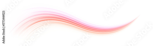 Flowing cyan and magenta neon streaks create luminous waves on a PNG background. The radiant trails suggest acceleration, energy, and futuristic motion. Perfect for sci-fi and digital projects.