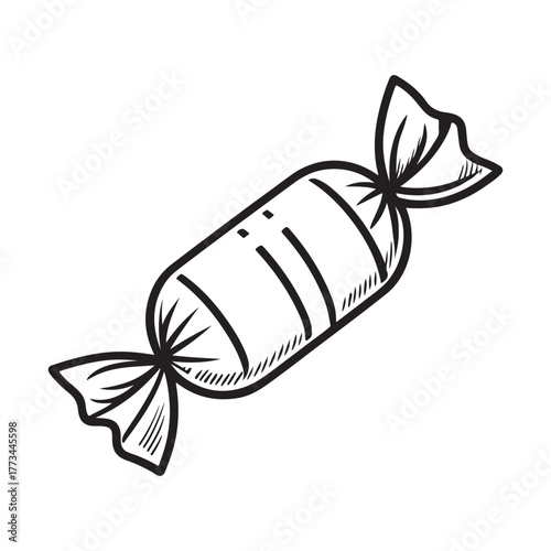 candy vector silhouette illustration design