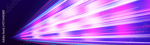 Bright pink and orange neon streaks twist in a vortex on a PNG background, creating radiant motion trails. The luminous curves convey acceleration and creative energy. Ideal for sci-fi and tech projec