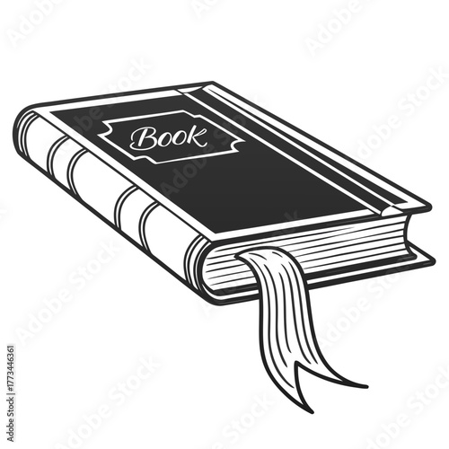Book vector illustration, reading material