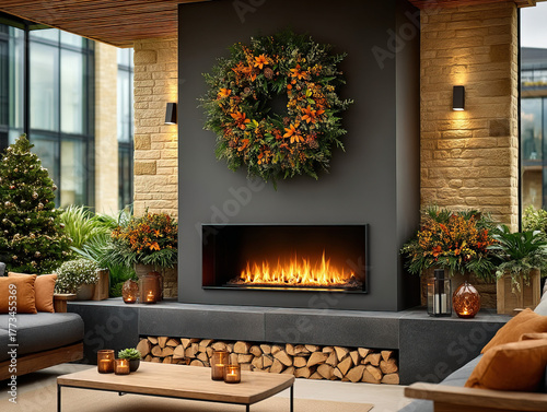 a contemporary Christmas in...