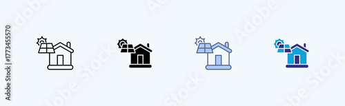 Home Multiple Cicon Illustration Vector