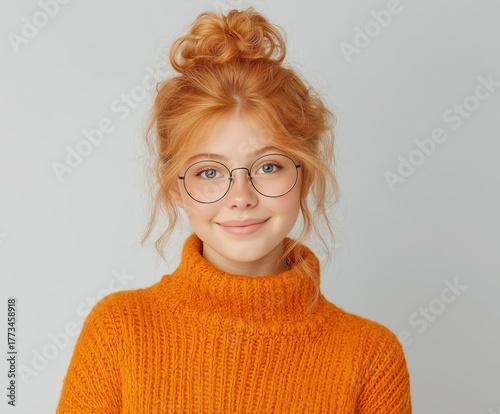 head shot isolated image