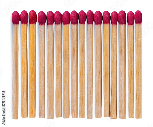 matches isolated image