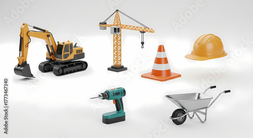 Construction Site Essentials A Collection of Equipment for Building and Development Projects