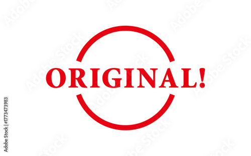 Free Download ORIGINAL! - Red Rubber Stamp with text ORIGINAL!
 - GFXLoad