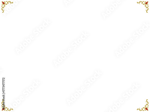 清楚なアンティークコーナー〜ゴールド〜