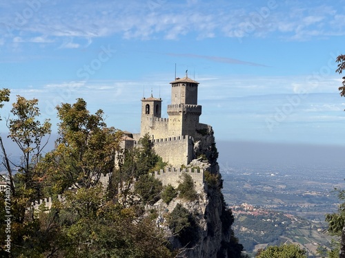 View from the ancient city of San Marino