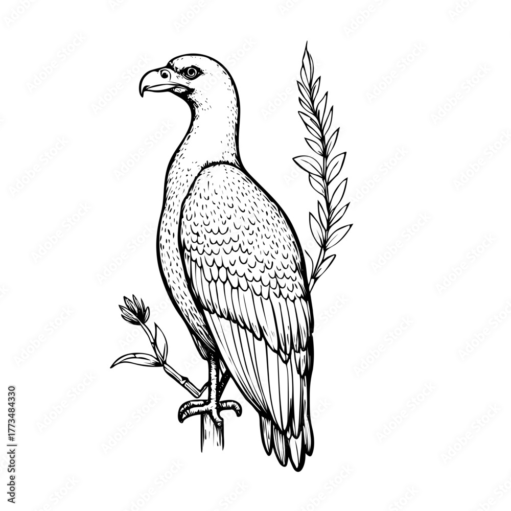 Obraz premium bird on a branch