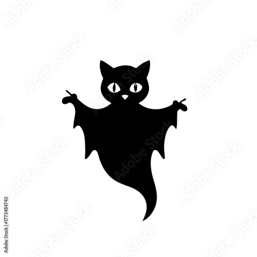 vector illustration of a cat
