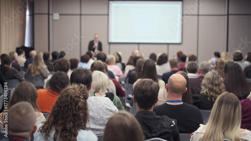 Wallpaper Mural Educational business conference, group session focused on professional growth and learning. Torontodigital.ca