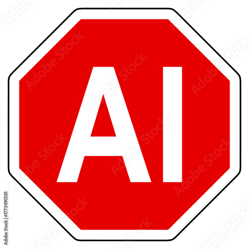 AI und Stoppzeichen