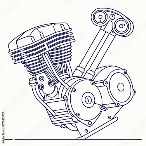 Motorcycle engine