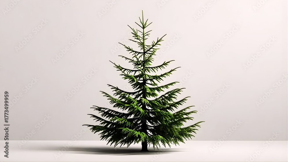 Obraz premium green christmas tree