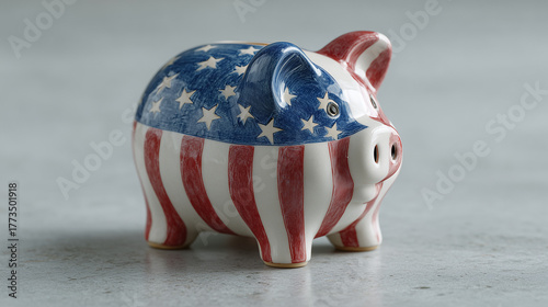 Patriotic Piggy Bank: A cha...