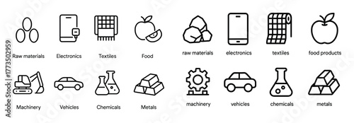 Minimalist Trade Icons