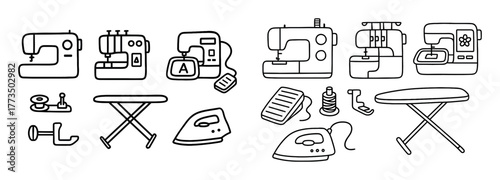 Sewing Machines Doodle