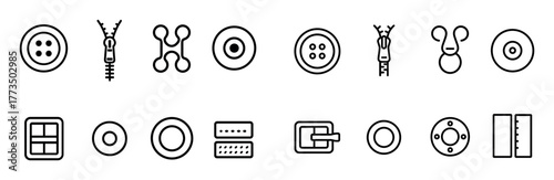 Minimalist Sewing Icons