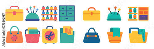 Sewing Accessories Icons