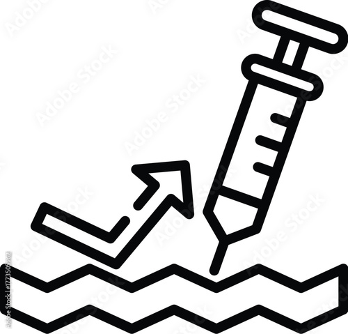 resistance in outline style