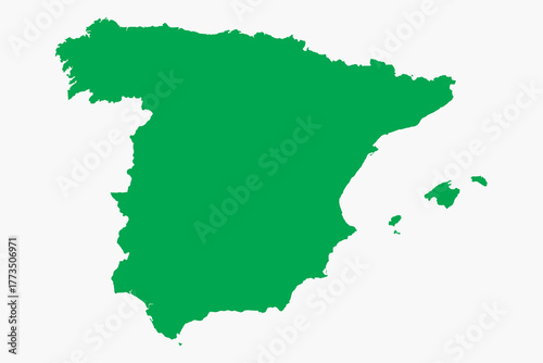 Принти на полотні Vector graphic artwork suitable for print and web containing flat detailed map o