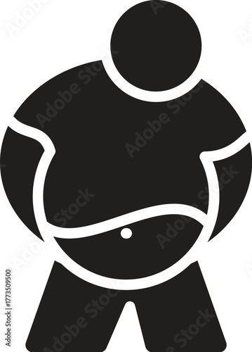 obesity in bold style