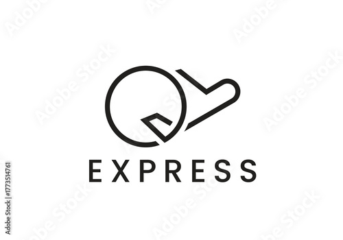 abstract globe airplane line art logo. tour travel and transportation symbol vector design