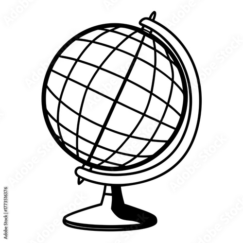 Globe with stand