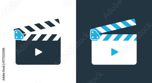 Team insight icon for collaboration - Vector icon symbol for website - Icon vector - Blue icon vector - Line and glyph solid icon and logo template