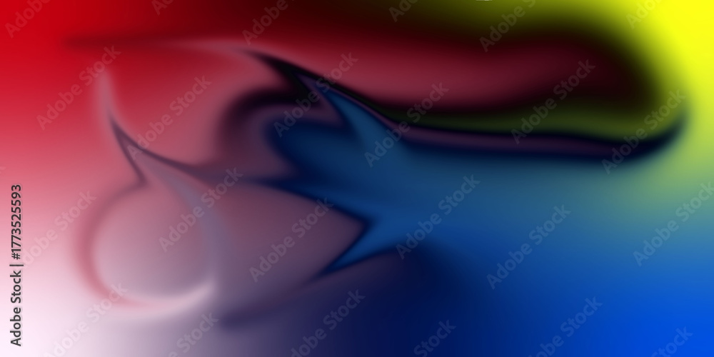 Obraz premium Colorful geometric abstract vector background with wavy lines and retro pattern design