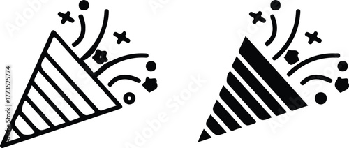 party icon silhouette vector illustration design