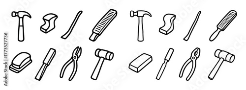 Car Repair Tools Icons
