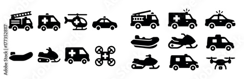 Rescue Service Icons