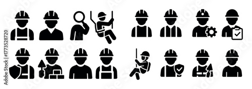 High-Rise Worker Icons