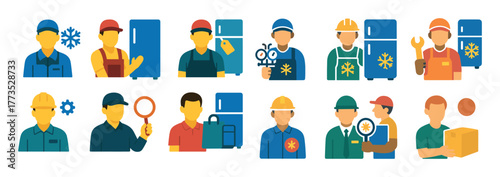 Refrigeration Roles Icons