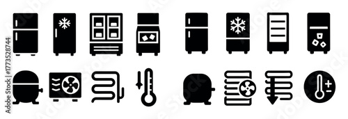 Refrigeration Equipment Icons