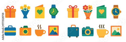 Colorful Meeting Icons